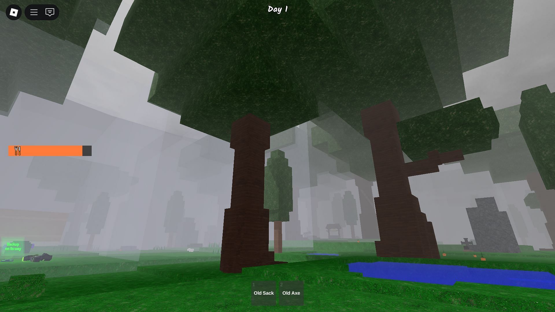 The Chainsaw can chop down massive trees (Image via Roblox)